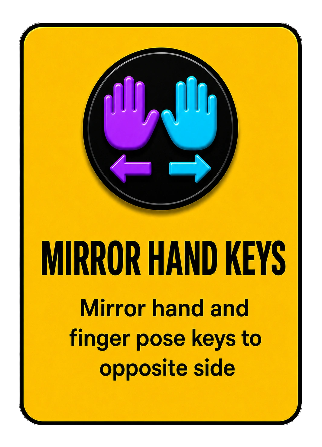 11 mirror hand keys standardized btv lossless