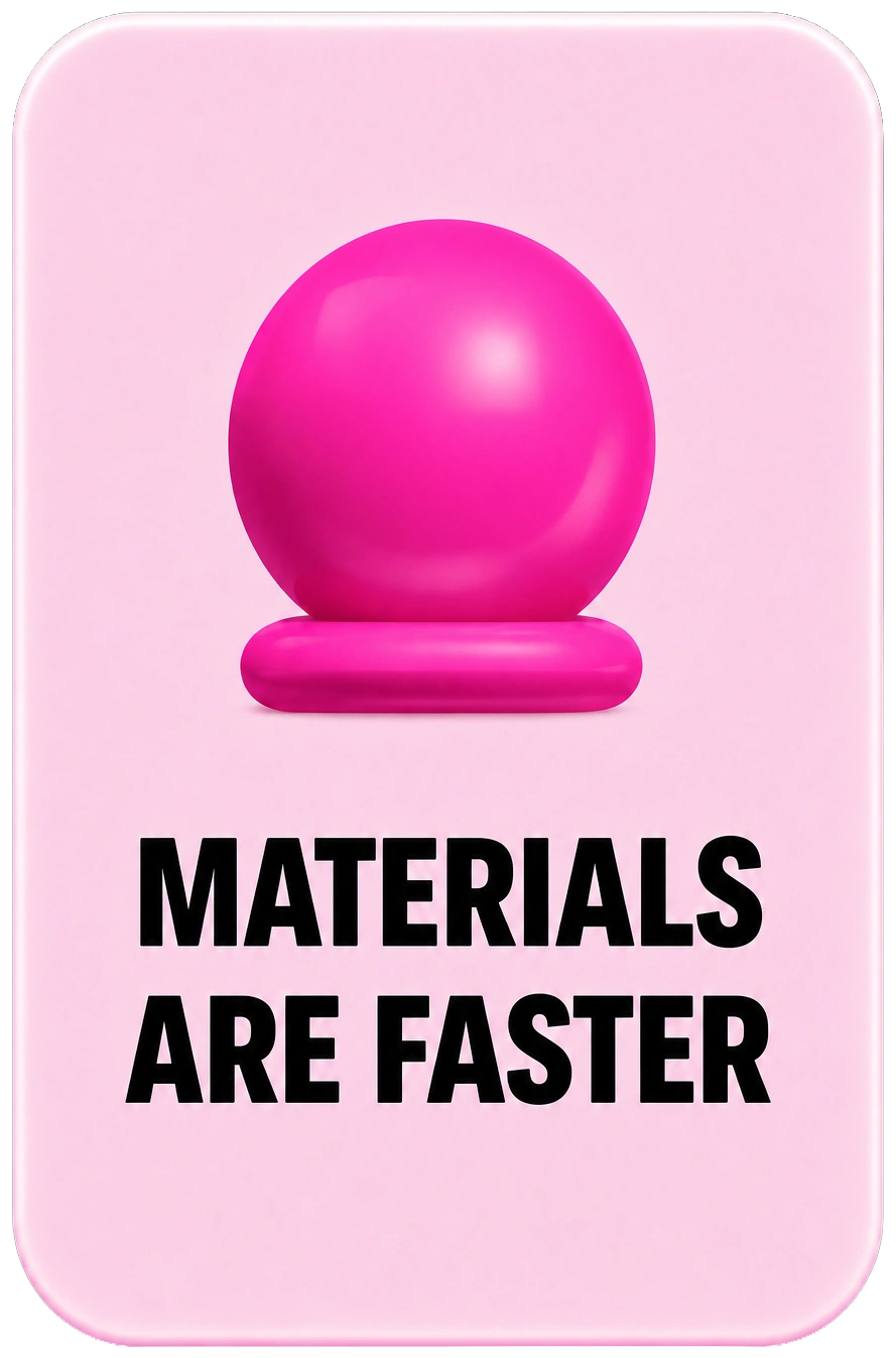 card 04 materials are faster trim22