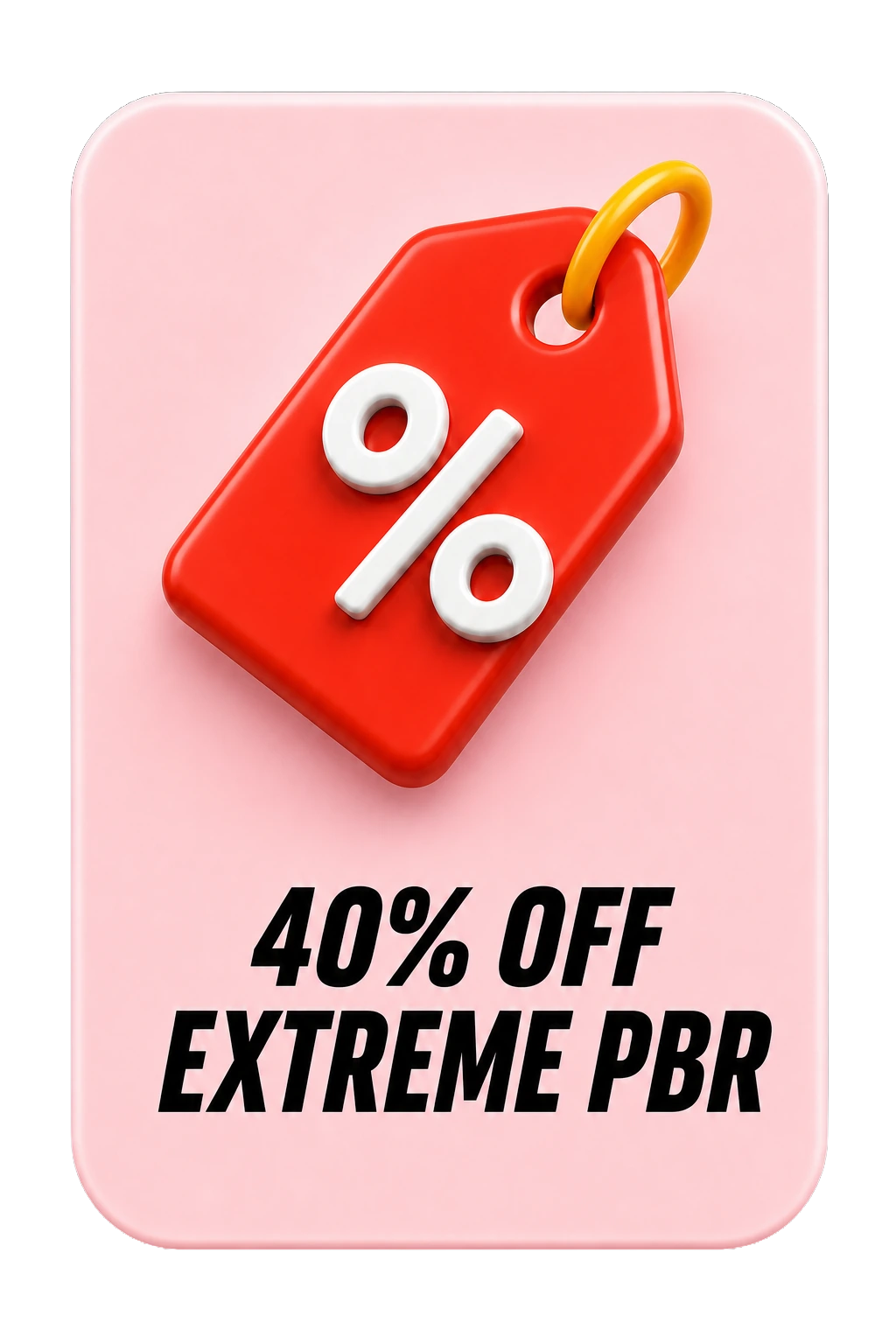card 40 off extreme pbr