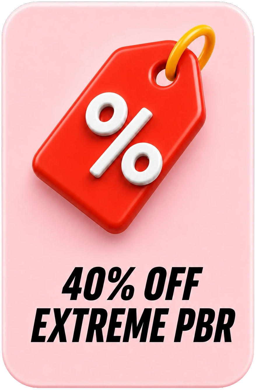 card 40 off extreme pbr