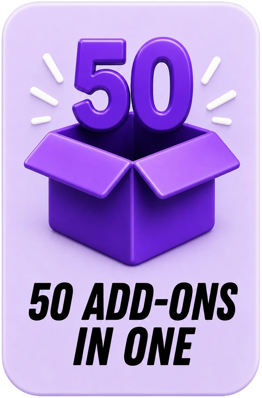 card 50 add ons in one