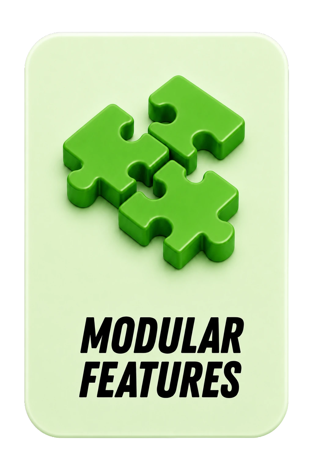 card modular features