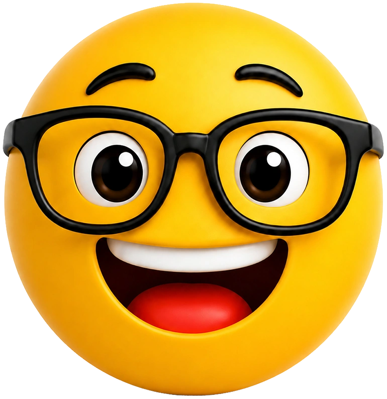 glasses emoji trimmed