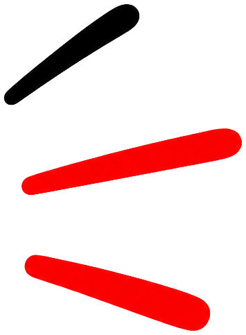 mobile footer emphasis lines